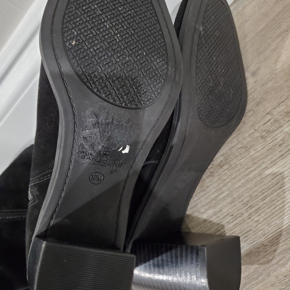 Bandolino Ollia Suede Block Boot SZ 10 - Picture 7 of 8